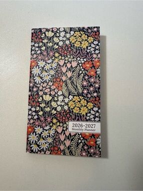 Floral Pattern 2026-2027 Pocket Calendar